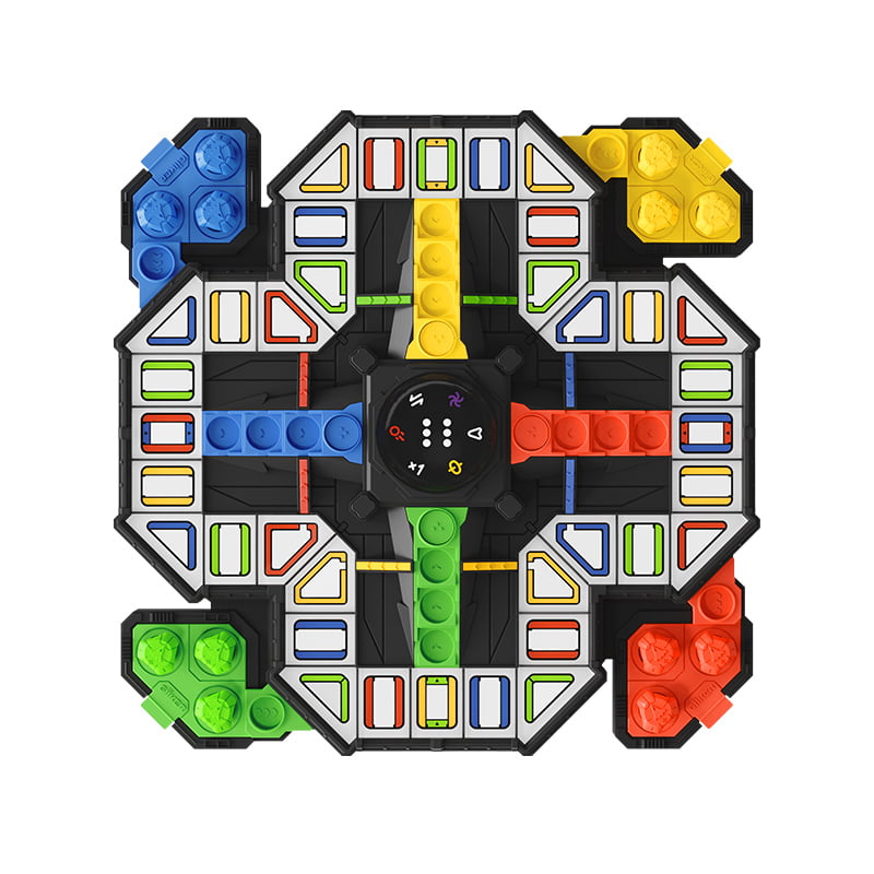 GiiKER Super Ludo - Elektronisch Bordspel - Slim Mens Erger Je Niet - Interactief Dobbelspel - Smart Game met Lichteffecten - Familie- & Kinderspel - Verjaardagscadeau voor kinderen - Familiespelavond