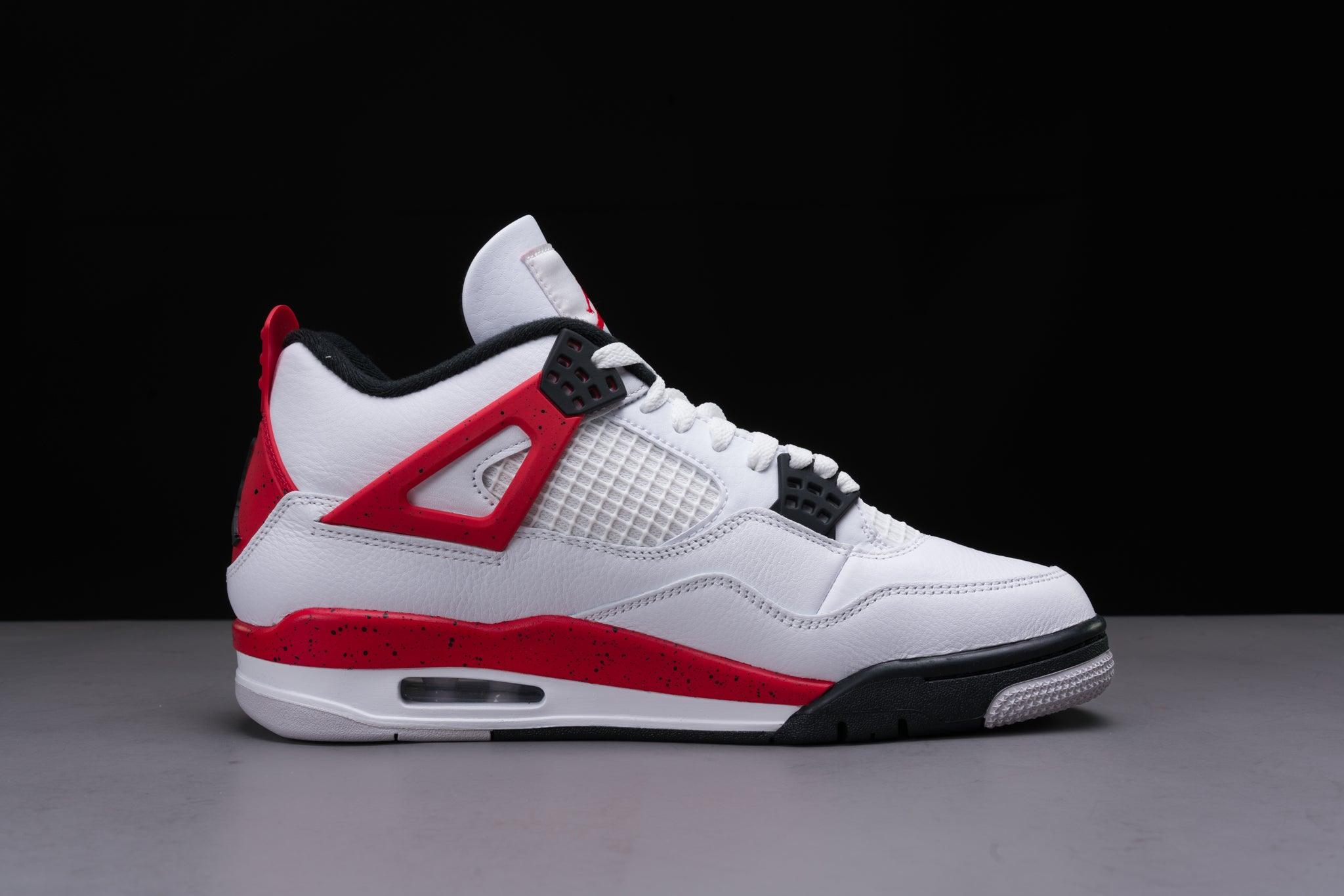 Jordan 4 Retro (Little Kid) White/Red / 2