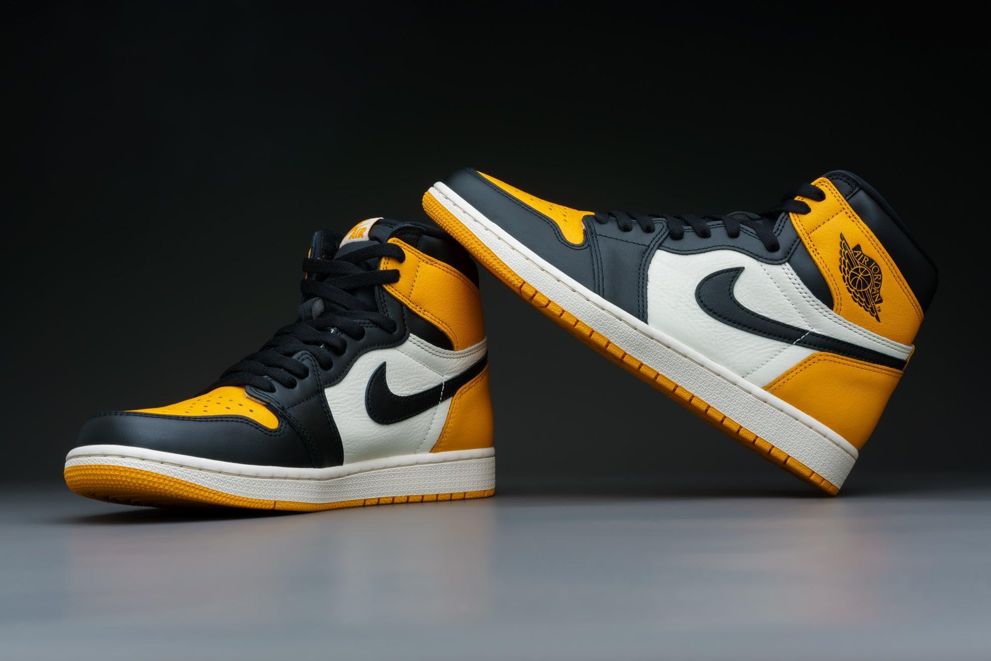 Air jordan outlet yellow toe