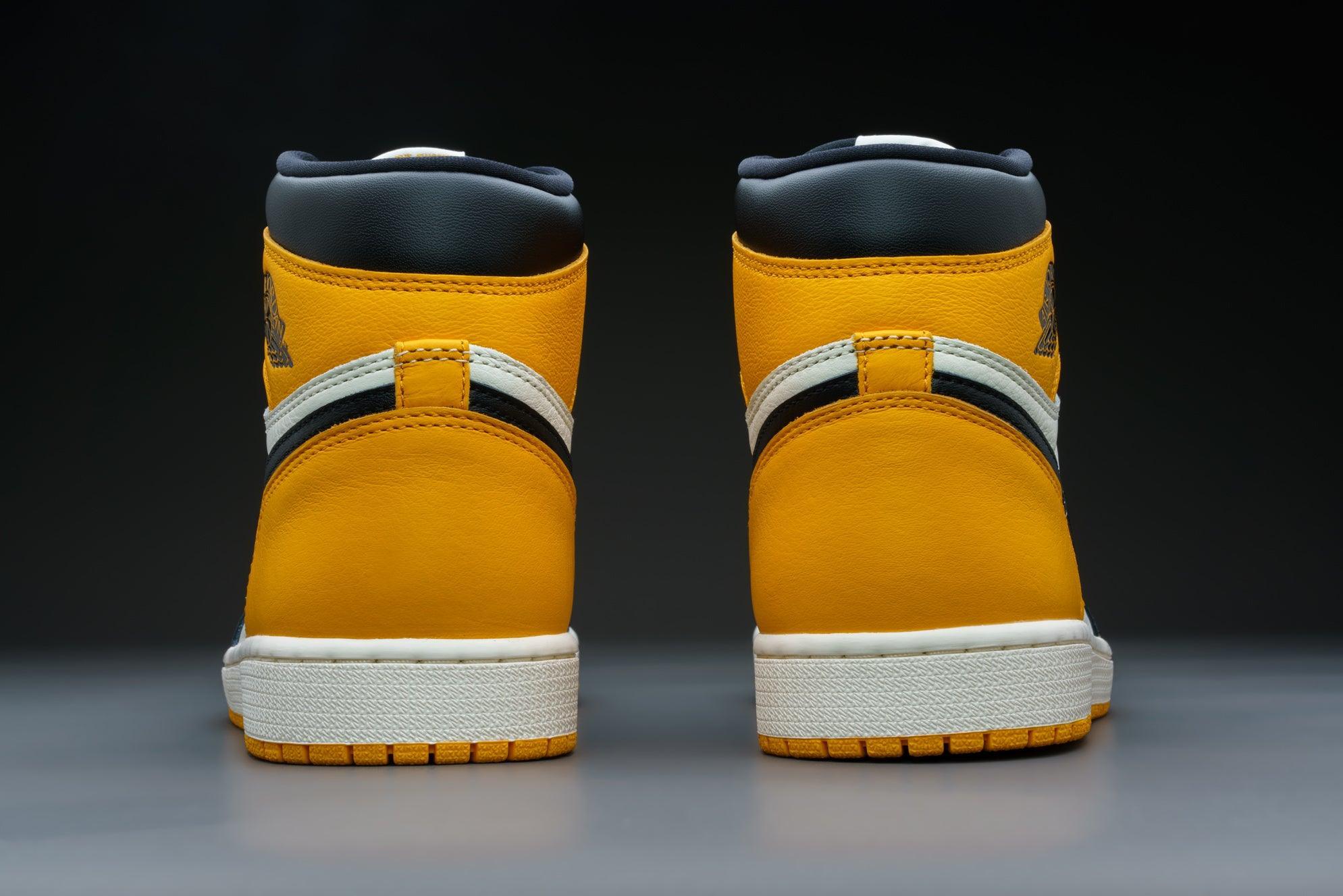 Air jordan 1 yellow toe high sale