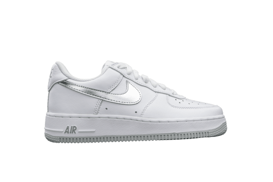 nike air force 1 07 low color of the month white metallic silver lo10m 1 533x