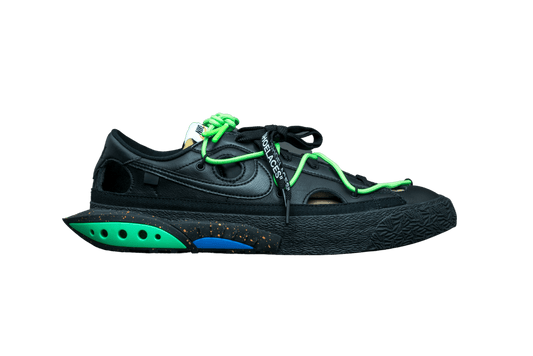 Nike Blazer Low Off-White Black Electro Green - Urlfreeze Shop